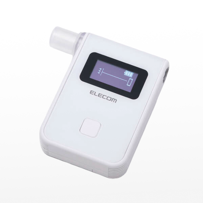 ポケットサイズで持ち運びに最適な小型チェッカー。音と光で測定結果をお知らせ