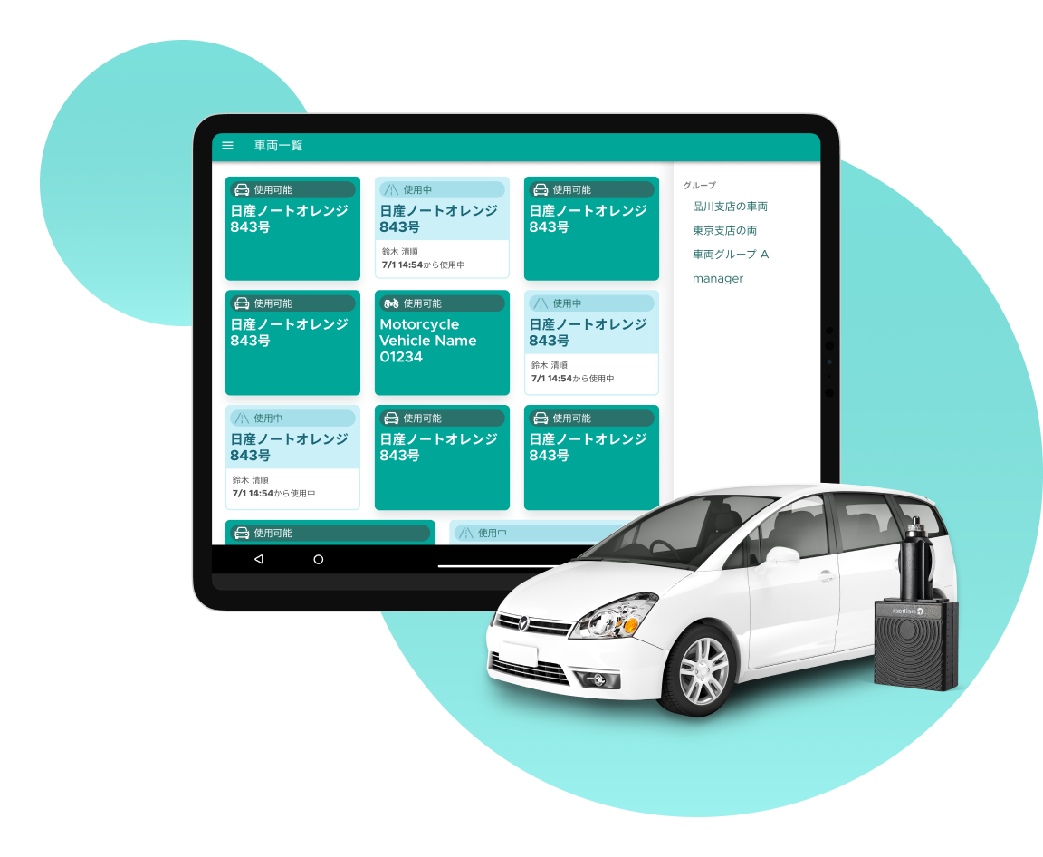 SmartDrive Fleet Basic インターフェース