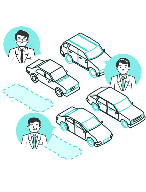 共有車両も運転毎にドライバーと車両の紐付けが簡単