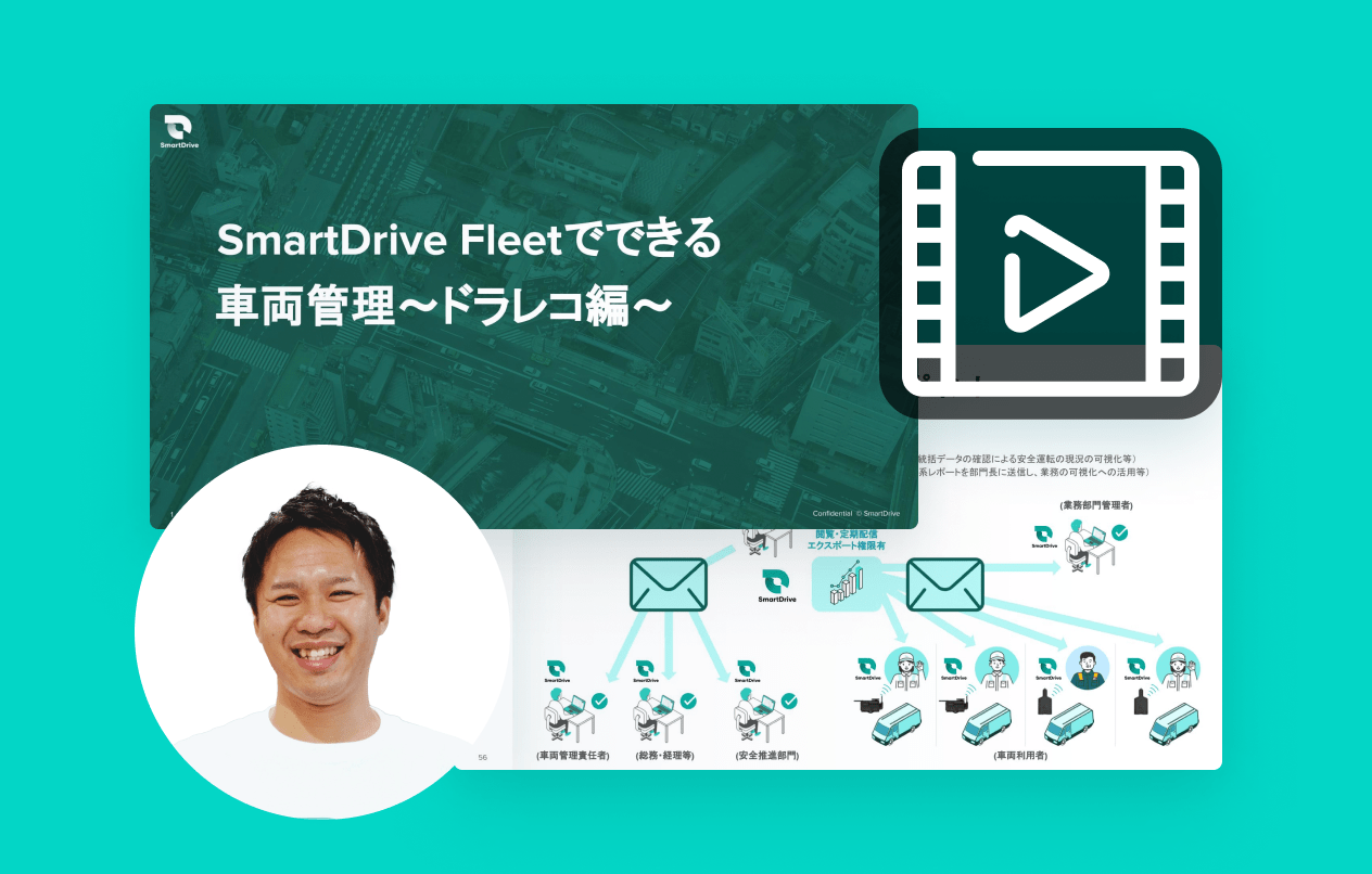 【動画】SmartDrive Fleetでできる車両管理 – ドラレコ編 –