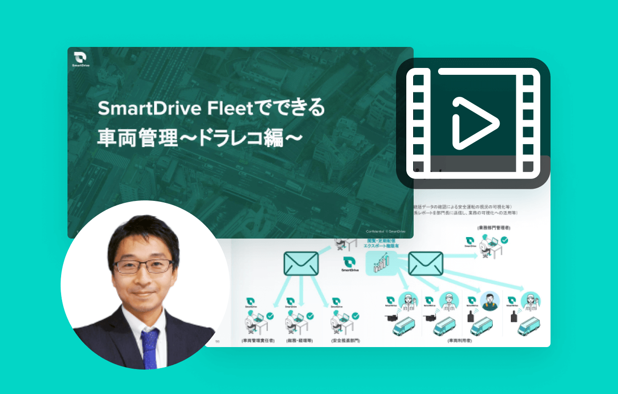 【動画】SmartDrive Fleetでできる車両管理 – ドラレコ編 –